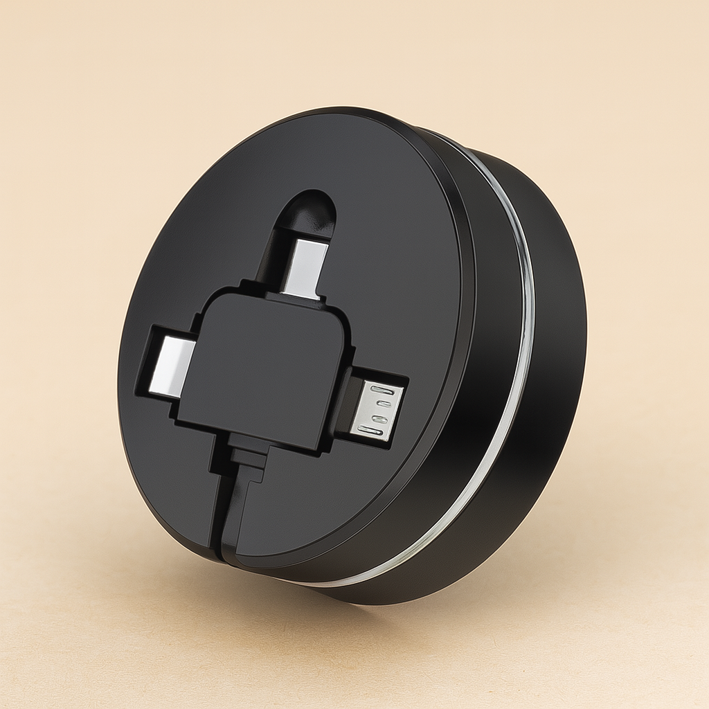 Câble de charge rétractable 3 en 1