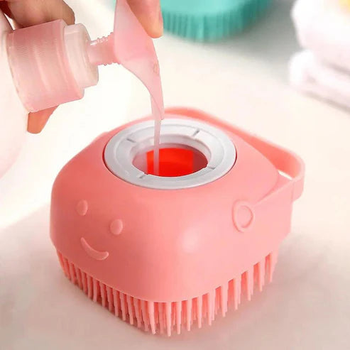 Brosse de Massage pour chien en silicone souple